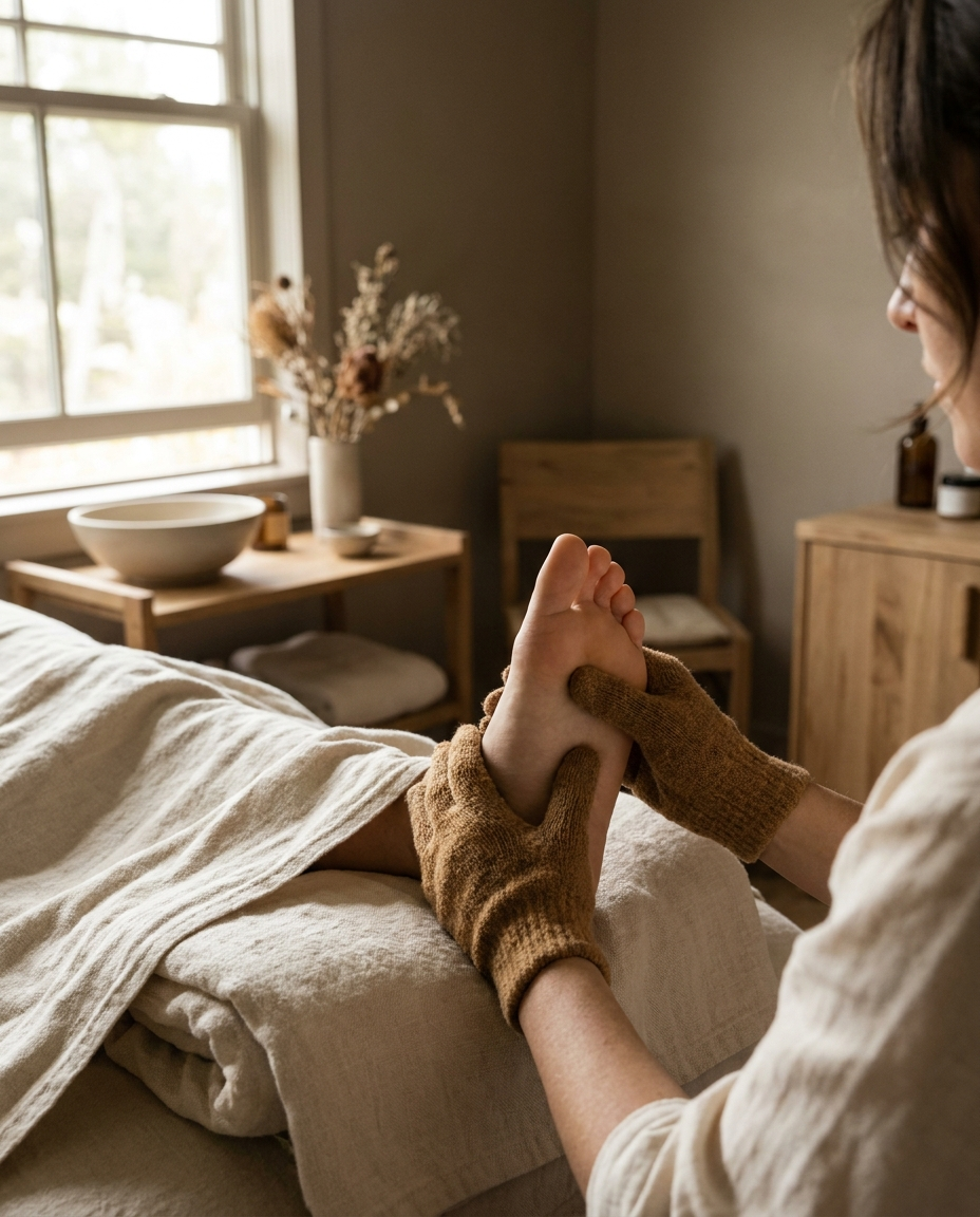 Foot reflexology at J Massage SLC